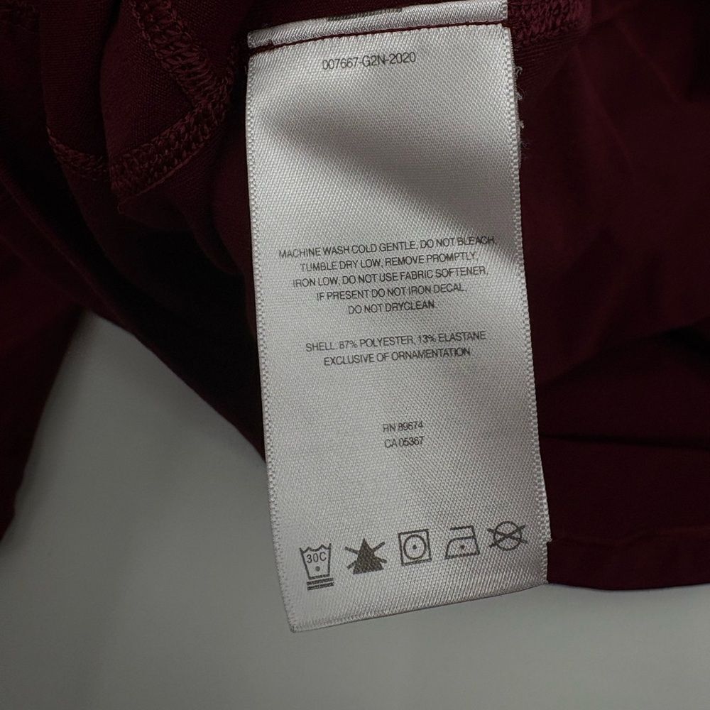 Mountain hardware | men’s Maroon Long Sleeve Top - Picture 8 of 8